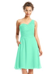 Azazie Camellia Bridesmaid Dress - Turquoise | Azazie