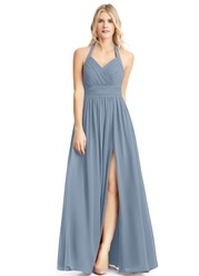 Azazie Vanessa Bridesmaid Dress - Dusty Blue | Azazie