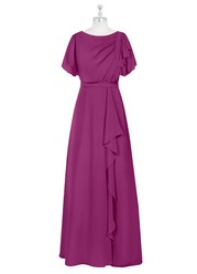 Azazie Daphne Modest Bridesmaid Dresses - Orchid | Azazie