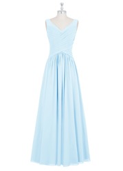 Azazie Flora Bridesmaid Dress - Sky Blue | Azazie