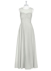 Azazie Dara Bridesmaid Dress - Silver | Azazie