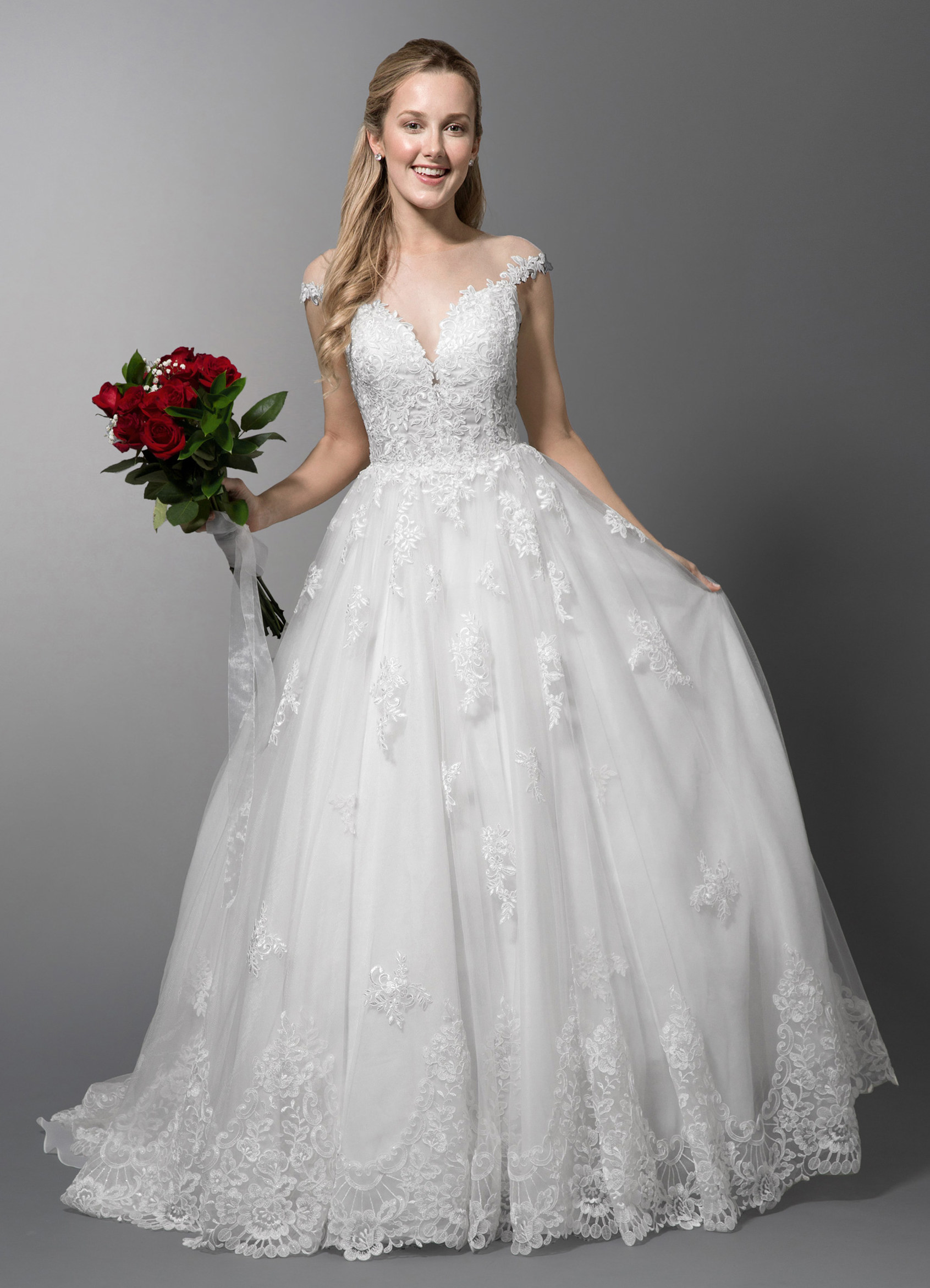 Azazie Angelique BG Wedding Dress Diamond White Azazie