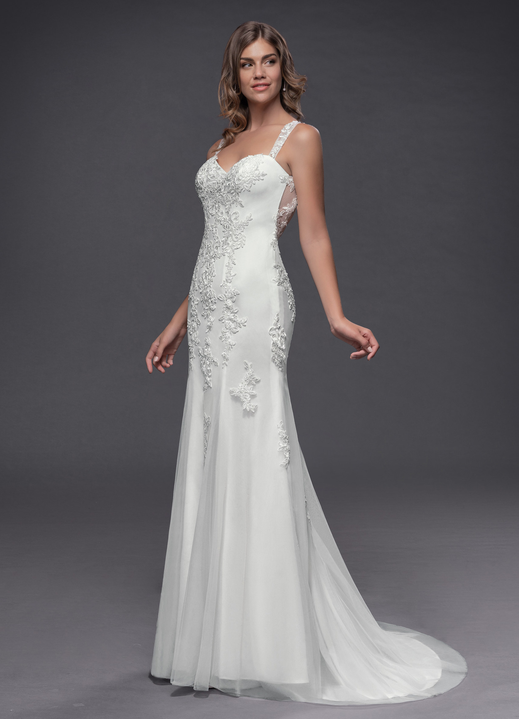 Azazie Anissa BG Wedding Dress - Diamond White/Nude | Azazie