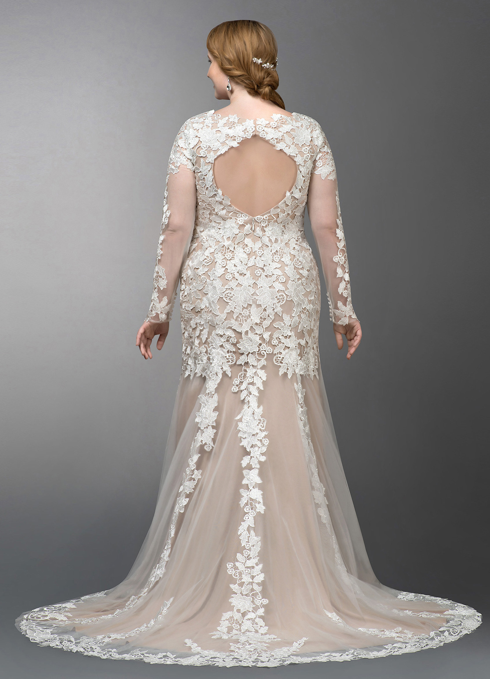 Azazie Dulce BG Wedding Dress - Diamond White/Champagne | Azazie