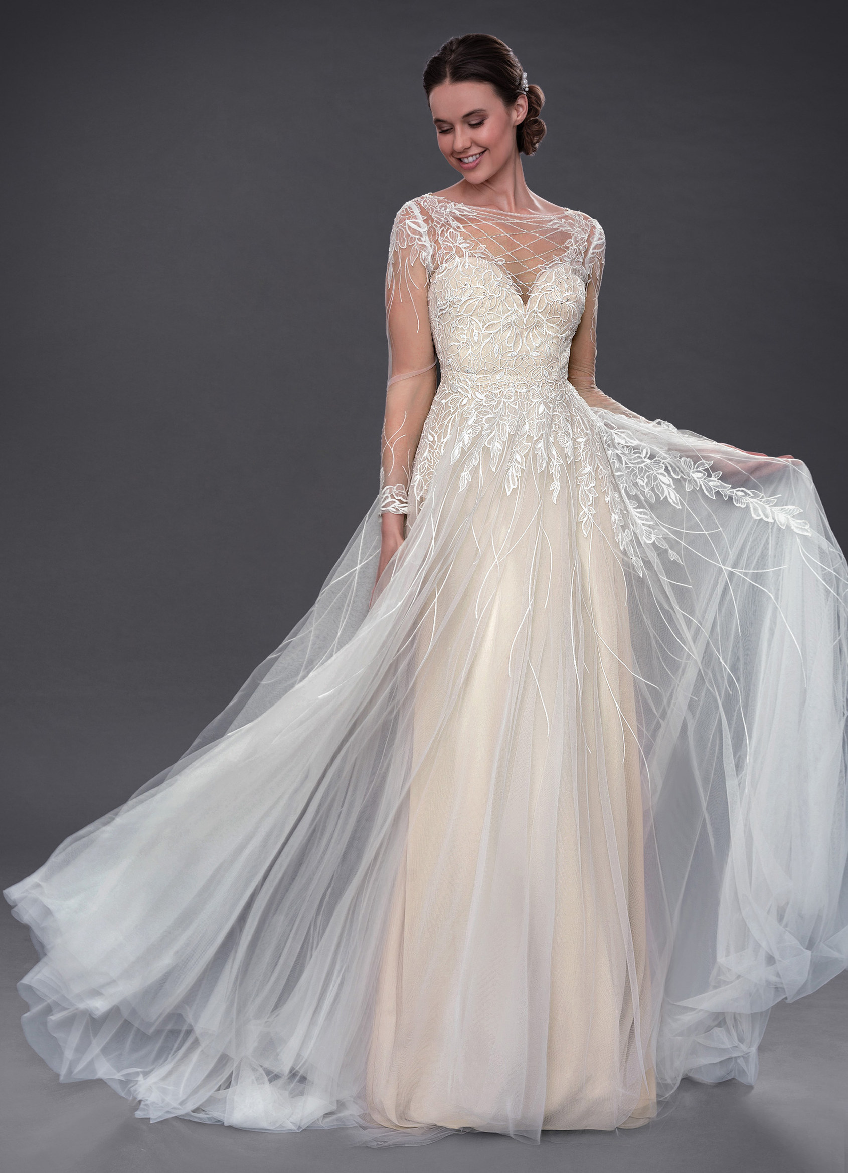 Azazie Elvina BG Wedding Dress - Diamond White | Azazie