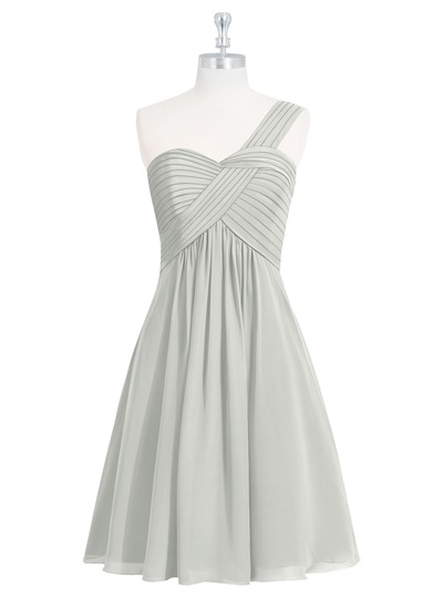 Azazie Sariah Bridesmaid Dress - Silver | Azazie