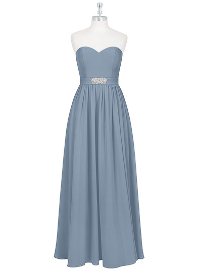 Azazie Josie Bridesmaid Dress - Dusty Blue | Azazie