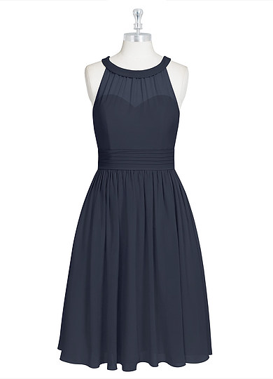 Azazie Taylor Bridesmaid Dress - Dark Navy | Azazie