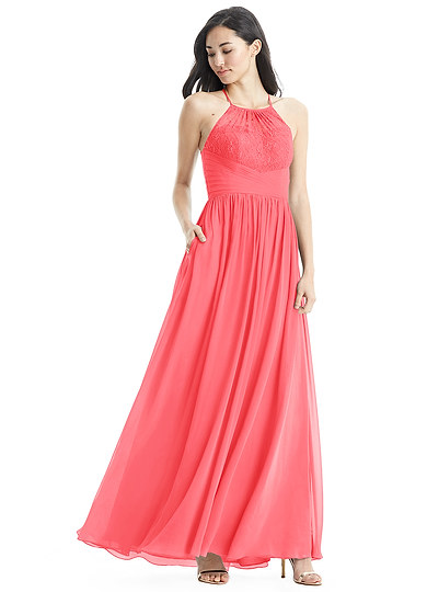 Azazie Harmony Bridesmaid Dress - Watermelon | Azazie