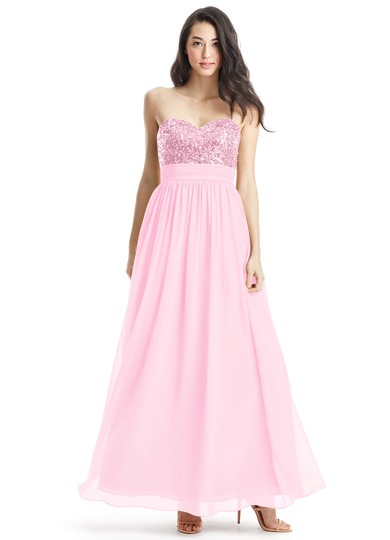 Azazie Lucy Bridesmaid Dress - Candy Pink | Azazie