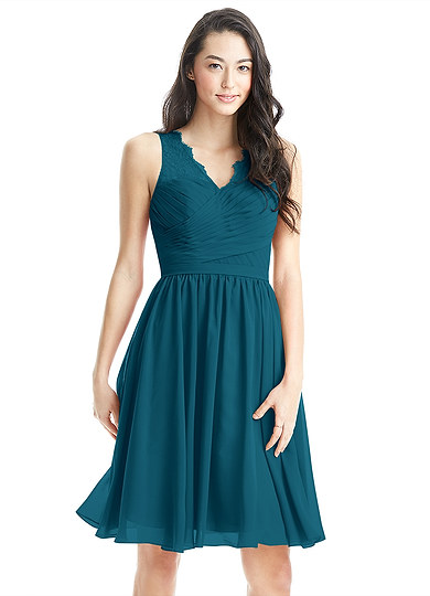 Azazie Heloise Bridesmaid Dress - Ink Blue | Azazie