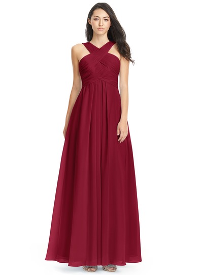 Azazie Kaleigh Bridesmaid Dress - Burgundy | Azazie