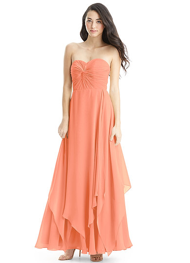  Azazie  Ginette Bridesmaid  Dress  Sunset  Azazie 