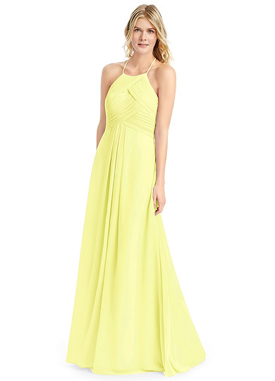 yellow maid of honor dresses