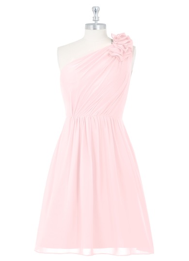 Azazie Sabrina Bridesmaid Dress - Blushing Pink | Azazie