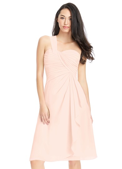 Azazie Madalynn Bridesmaid Dress - Pearl Pink | Azazie
