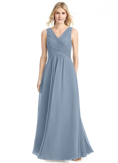 Dusty Blue Azazie Bridesmaid Dress
