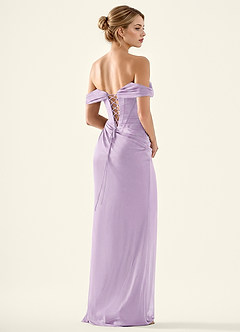 Seraphinalyn Lilac Satin Faced Chiffon Satin Faced Chiffon Prom Dress image2