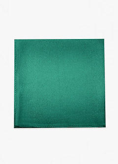 front Metallic Satin Pocket Square