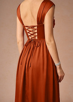 Dana Rust Midi Dress image6