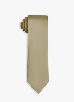 front Stretch Satin Wide Tie and Pocket Square Set