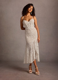 white corset midi dress White Long Sleeve Mesh Corset Cocktail Midi Dress – ADONIS BOUTIQUE main image 0