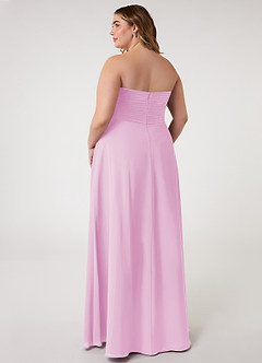 Azazie Arabella Allure Final Sale Candy Pink A-Line Sweetheart Neckline Chiffon Convertible Dress image17