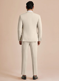 front William Tan Comfort Blend 3-piece suit
