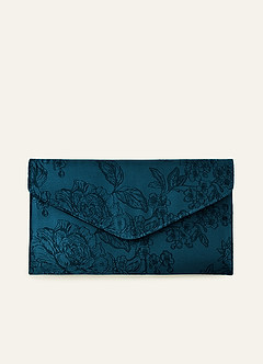 front Kukallinen Jacquard-kirjekuorilaukku