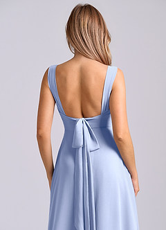 Azazie Beatrice 신부 들러리 드레스 A라인 스윗하트 네크라인 쉬폰 바닥 길이 드레스 image7