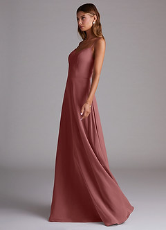 Azazie Marley Bridesmaid Dresses Amethyst A-Line Off the Shoulder Chiffon Convertible Dress image6