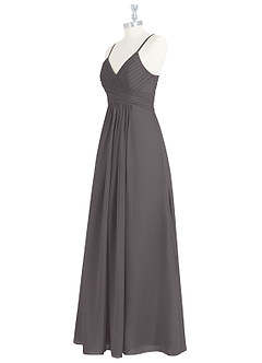 Azazie Haleigh Bridesmaid Dresses A-Line Pleated Chiffon Floor-Length Dress image9