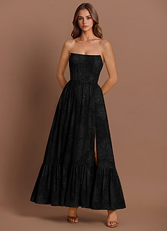Lydia Black Maxi Dress image4