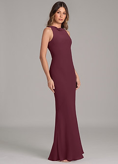 Azazie Allettie Abiti da Damigella Abito Sirena in Chiffon Cabernet image5