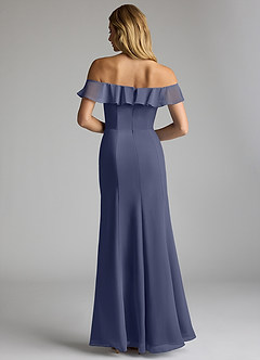 Azazie Sophie Bridesmaid Dresses Stormy A-Line Off the Shoulder Chiffon Convertible Dress image3