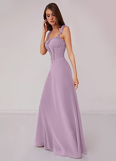 Barbie ♥ Azazie Bridesmaid Dresses Wisteria A-Line Sweetheart Neckline Chiffon Dress image3