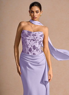 Aspasia Purple Sequins Maxi Dress image6