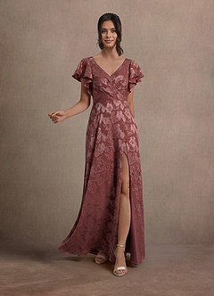 Vestido Vintage Rosa Largo Taleen image3