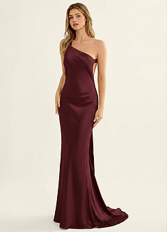 Persephone Wein Satin-Abendkleid image3