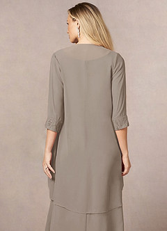 front Azazie Maura Chiffon Wrap