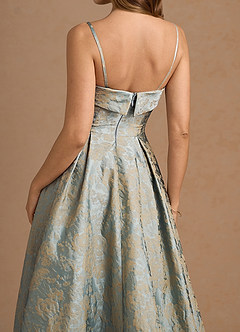 Cecilia Vintage Blue Midi Dress image6