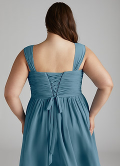 Azazie Angie Jurken voor bruidsmeisjes Jurk van Chiffon met A-Lijn Korset Bermuda image15
