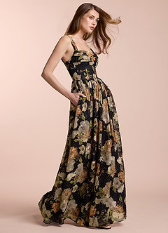 Lillian 블랙 멀티 맥시 드레스 image7