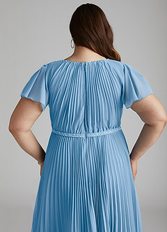 Azazie Kara Final Sale A-Line Pleated Chiffon Floor-Length Dress image14
