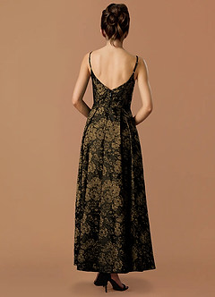 Lorraine Gold Black Maxi Dress image5