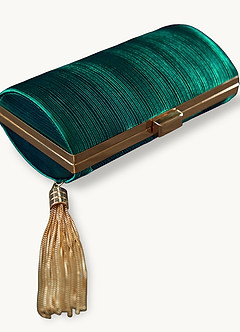 front Gorgeous Tassels Clutch Bag