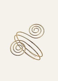 front Spiral Wrap Arm Cuff
