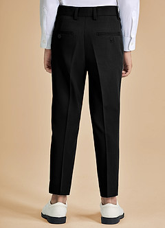 front Oliver Niños Negro Traje de 5 piezas