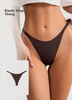 front Tangas sin costuras con espalda en T apenas perceptibles (Una pieza)