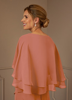 Azazie OHara Mother of the Bride Dresses MAI TAI A-Line V-Neck Chiffon Dress image7